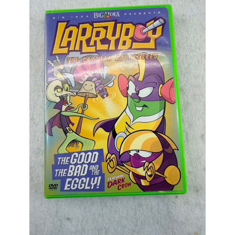 LarryBoy The Cartoon Adventures The Good The Bad and The Eggly DVD 2003 Big Idea